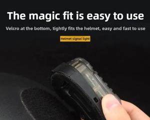 Su Geçirmez Taktik Hayatta Kalma Sinyal Tanımlama Lambası IR ve Görünür LED Kask Flaşörü Açık Hava Sporları için - Product Image 3