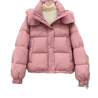 Nouvelle doudoune décontractée ample pour femme Hiver 2026, tendance, chaude, douce, surdimensionnée avec capuche en coton, vente en gros