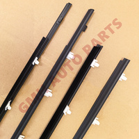 4 pièces de garnitures d'étanchéité de fenêtre extérieure pour Toyota Avanza 2012 2013 2014 2015 2016 2017 2018 2019 2020 2021