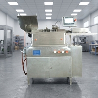 Machine automatique de remplissage et de scellage d'ampoules à 2 aiguilles motorisée avec contrôle PLC, haute efficacité, nettoyage facile, pour ampoules en verre