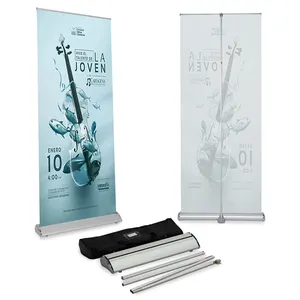 80/85*200cm Advertising Banner Roll Up Stand Retractable Display Roll Up Banner Stand