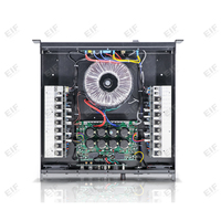 Amplificateur de puissance professionnel 2 canaux de classe H 2U en métal de bonne qualité, série CA6+/CA9+/CA10+/CA12+, portable et durable