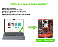 Sacs d'emballage gagnant de couleur avec dessus de noix Doypack refermable Standup Cookie Sacs d'emballage de fruits Sacs en plastique pour la nourriture