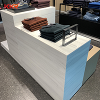 Étagère de présentation en surface solide acrylique KKR, écologique, ignifuge, imperméable, moderne, pour usage en centre commercial, grandes dalles de comptoirs et panneaux muraux