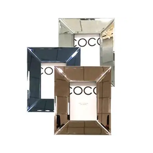 Photo Frame Specchio Orlato di Vetro Moderno Su Misura Logo In Legno Su Misura Colori Qingdao Kingwin FSC TUV BSCI 500pcs CN;SHN WF3085 - Product Image 1