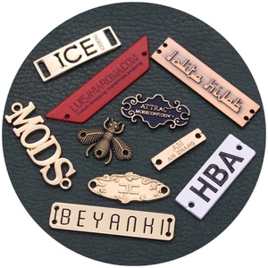 2019 Fashion Custom Design Metal Label Tag <b>Accessories</b> for <b>Bags</b> - Product Image 3