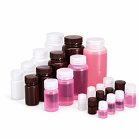 Bouteille en plastique PP vide de 5 ml à 125 ml avec bouchon à vis, étiquette personnalisée, impression sérigraphique, bouteilles pour l'emballage de liquides