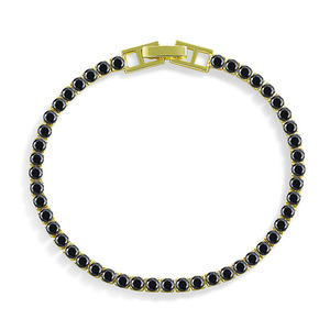 Bracelet Tennis Empilable Personnalisé Brésil Fever Riviera 3mm en Zircon Cubique Rond pour Femme, Bijou <span class=keywords><strong>de</strong></span> Mode pour Fête et Fiançailles - Product Image 2