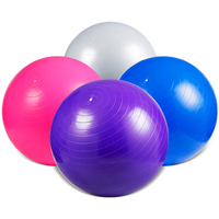 Ballon de Gymnastique Anti-Explosion en PVC avec Logo Personnalisé pour Yoga et Musculation, Tailles 45-85CM, Poids 350g-1000g