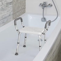 Chaise de douche pour personnes âgées avec accoudoirs, vente en gros d'usine