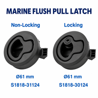 Loquet de serrage en plastique pour trappe marine, idéal pour les portes de rangement de bateaux, yachts et VR