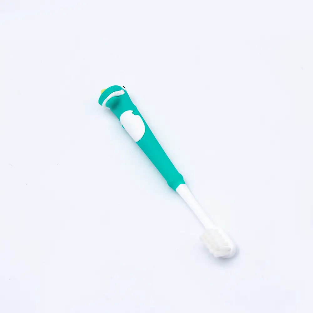 Private label per bambini per la cura orale spazzolino da denti a setole morbide per bambini dinosauro a forma di animale ultra