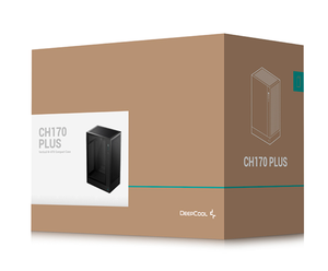 Deepcool CH170 PLUS Black & white Gaming Computer Case Ultra-Portable High-Airflow Small Footprint <b>for</b> Desktop <b>PC</b> in Stock - Product Image 1