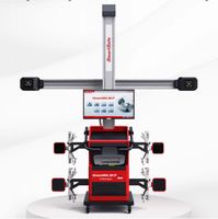 Système multi-stations 3D LAUNCH X831S, ensemble de machines d'alignement des roues de voiture, combo avec pont élévateur à 4 colonnes