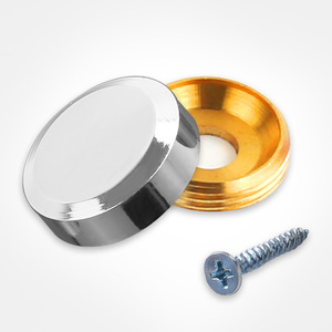Cache-Vis Décoratif Rond en Cuivre pour Fixation Murale de Carrelage et Verre – Accessoire Vis d'Expansion - Product Image 2