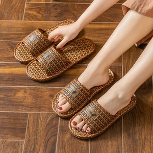 Sandalias de Lino para Interiores de Verano para Hombre y Mujer, Antideslizantes y Antiolor, para las Cuatro Estaciones, Tejidas de Ratán y <span class=keywords><strong>Paja</strong></span>, Venta al por Mayor - Product Image 1