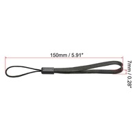 Offre Spéciale pratique facile pour le prix le plus bas noir dragonne lanière main poignée chaîne pour Nintendo Wii télécommande