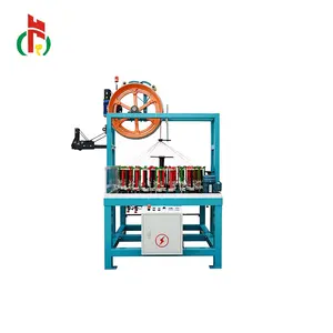 Factory Wholesale Strong Stretch Elastic Bungee Cord Braided Round Rubber Elastic Rope KBL-32-130 Braiding Machine