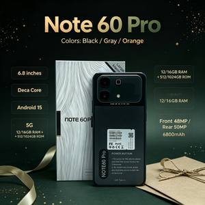 Note 60 Pro, Teléfono Inteligente de 6.9 Pulgadas, 8000 mAh, 48MP+108MP, LTE CDMA 5G, Pantalla LED, Español, Doble SIM, Versión Global Desbloqueada - Product Image 6