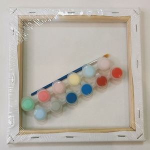 Pintura en Lienzo Original DIY, Pintura a Mano de Flores y Niña, Gran Venta - Product Image 2