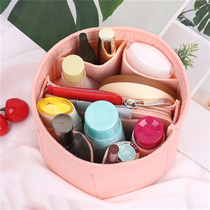 Organisateur de sac à main en feutre personnalisé, insert de sac cosmétique en feutre, doublure pour sac à main, compatible avec le sac seau rond <span class=keywords><strong>Cannes</strong></span> - Product Image 6