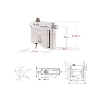 Servomoteur numérique à engrenages métalliques KST X08H Plus V6.0 HV 5.3Kgf.cm 0.09sec 8mm sans noyau pour pièces d'avion RC, planeur DLG F3K F5K