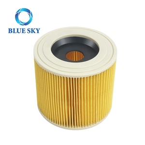 Filtre à cartouche compatible avec les aspirateurs Karcher WD2 WD3 <span class=keywords><strong>MV2</strong></span> MV3 A2004 A2054 A2204 A2656, filtre à poussière fine - Product Image 1