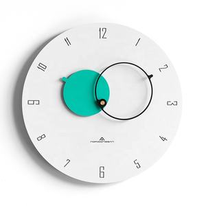 Noridongsan-reloj de cuarzo de madera ecológico con manos acrílicas, movimiento solar para decoración del hogar - Product Image 1