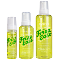 Mousse coiffante hydratante en gros pour cheveux bouclés, mousse coiffante pour tresses, marque privée