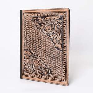 Organizador de archivos de documentos de cuero de grano de primera calidad hecho a mano para hombres y mujeres, currículos de tamaño carta y papeles importantes - Product Image 3