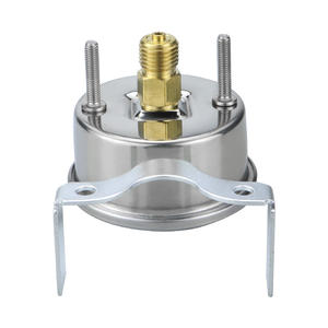 MAIRUIKESI OEM 2,5 дюймов корпус из нержавеющей стали латунный Соединительный водяной газ жидкий Манометр с фиксированной эстакадой - Product Image 3