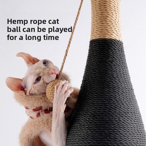 Meilleures ventes : <span class=keywords><strong>Griffoir</strong></span> <span class=keywords><strong>pour</strong></span> <span class=keywords><strong>chat</strong></span> en forme de bouteille de vin avec base à ventouse, en sisal, sans miettes, conception plus sûre - Product Image 4