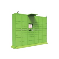 Casier à colis intelligent anti-corrosion pour extérieur, en acier galvanisé, armoire express intelligente avec écran tactile pour livraison en libre-service