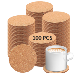 Wood <b>Coasters</b> Reusable Round <b>for</b> <b>Drink</b> Absorbent Blank DIY Crafts Laser Engraving Plants Painting Housewarming Gifts Wedding-IHC - Product Image 1