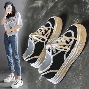 Chaussures de marche décontractées pour femmes, baskets de mode, chaussures <span class=keywords><strong>en</strong></span> <span class=keywords><strong>toile</strong></span> <span class=keywords><strong>blanche</strong></span> pour femmes, chaussures de <span class=keywords><strong>Tennis</strong></span> - Product Image 4