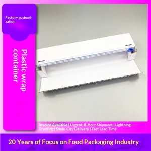 Dispensador de Papel Film Fácil de Desgarrar con Cortador para Almacenamiento en la Cocina - Product Image 2