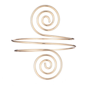 Boho Vintage oro argento colore piuma bracciale braccio aperto bracciale bracciale bracciale intaglio fiore India gioielli donna - Product Image 4