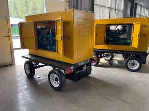 Type diesel Offre Spéciale de remorque du générateur 30KW avec la vitesse automatique de la fréquence 1500rpm du moteur 50Hz de preuve de démarrage et de bruit - Product Image 3