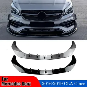 กันชนหน้า ปี 2016 ถึง 2019 สำหรับ Mercedes Benz Class CLA200 CLA220 CLA250 CLA45 AMG ลิปสปอยเลอร์ ดิฟฟิวเซอร์ ตกแต่ง - Product Image 1