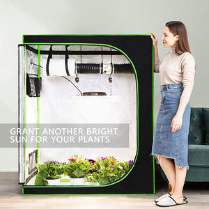 Box de culture intérieure sur mesure 120 x 60 x 140, tente de culture hydroponique 600D Mylar avec cadre en acier inoxydable - Product Image 6