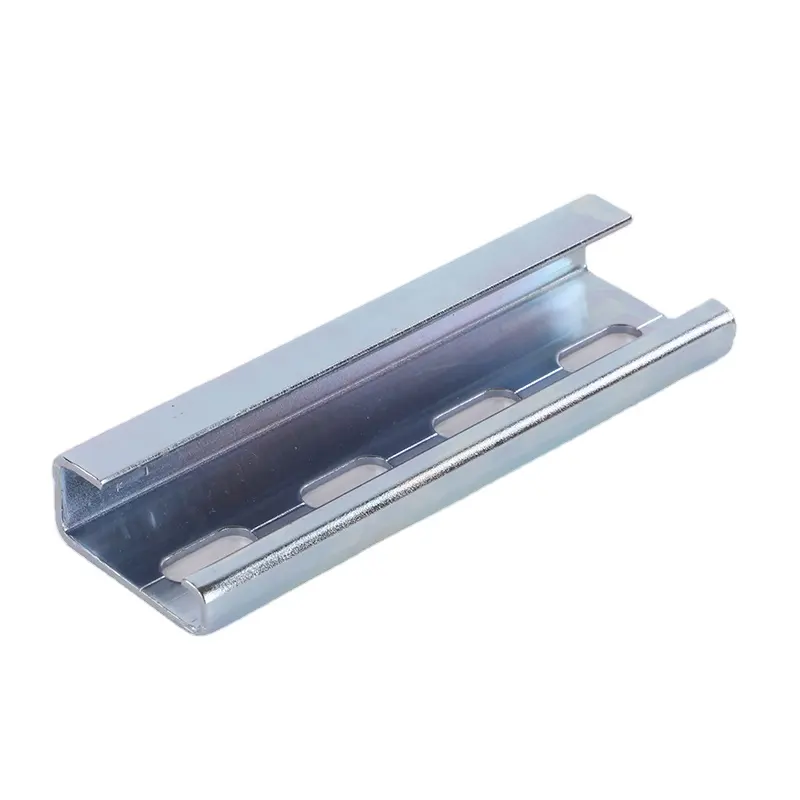 Venta superior galvanizado C labios canal de aluminio rieles de montaje Zin carril Din