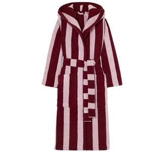 Bata de Baño de Hotel con Capucha, de Lujo, Personalizada, a Rayas, 100% Algodón de Rizo, Manga Larga, Unisex, Felpa, para Spa y Baño, 400 g/m² - Product Image 2