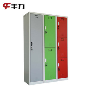 Casier métallique pliable moderne à 4 portes, armoire en acier, boîte métallique pour chambre, entrepôt, personnel d'hôtel, salle de sport, école et atelier - Product Image 5
