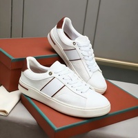 Chaussures décontractées à lacets LP Designer Sporty, chaussures de sport et de marche confortables pour hommes - Hiver/Printemps/Automne, cuir véritable