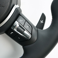 Volant en cuir compatible avec BMW F 3 4 5 7 8 Series M3 M4 M5 M6 F01 F06 F10 F11 F15 F20 F22 F30 F32 F33 X3 X4 X5 X6 X7