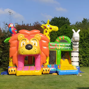 Parc animalier <span class=keywords><strong>Lion</strong></span> King Meilleures ventes Château gonflable Toboggan Combo Pas cher Populaire Maison de rebond gonflable Gonfiabili Maison Gonflable - Product Image 2