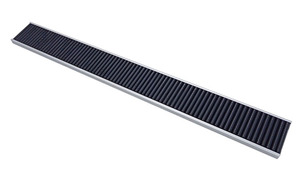 Carriles <span class=keywords><strong>de</strong></span> rodillos laterales <span class=keywords><strong>de</strong></span> aluminio <span class=keywords><strong>de</strong></span> color negro - Product Image 2