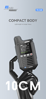 Radio POC avec fonction WiFi+ GPS 4G LET en option, carte SIM, portée longue distance 5000 km, talkie-walkie