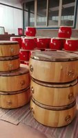Chine usine vente en gros ensemble de batterie personnalisé en cuir de vachette professionnel Taiko tambour