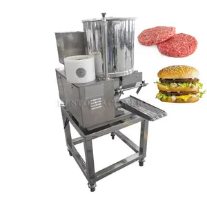 Conveniente manutenzione commerciale Burger Patty Machine pepite di pollo/Hamburger Patty Maker/macchina per polpette di carne